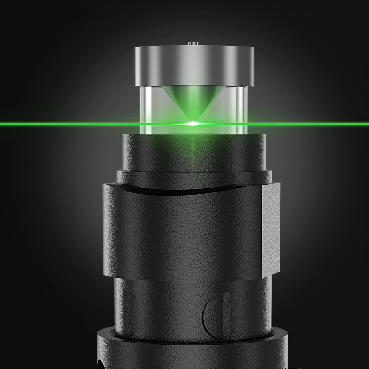 Livella laser Huepar,3x360°laser raggio verde autolivellante,S03DG-L | Livella laser terra con linee verticali orizzontali commutabili,dotata batteria agli ioni litio e base magnetica girevole