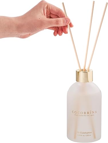 Miniatura 4 de COCORRÍNA Difusor de varillas  Juego de difusor de varillas de flores de 6.76 onzas con 8 varillas, fragancia para el hogar, oficina, dormitorio,