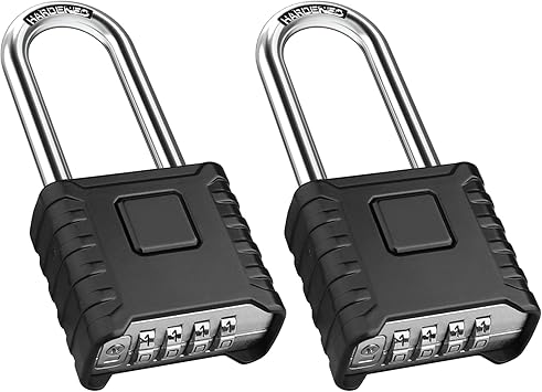 Diyife 2 Pack Heavy Duty Combination Padlock Diyife 2 Pack Heavy Duty Combination Padlock