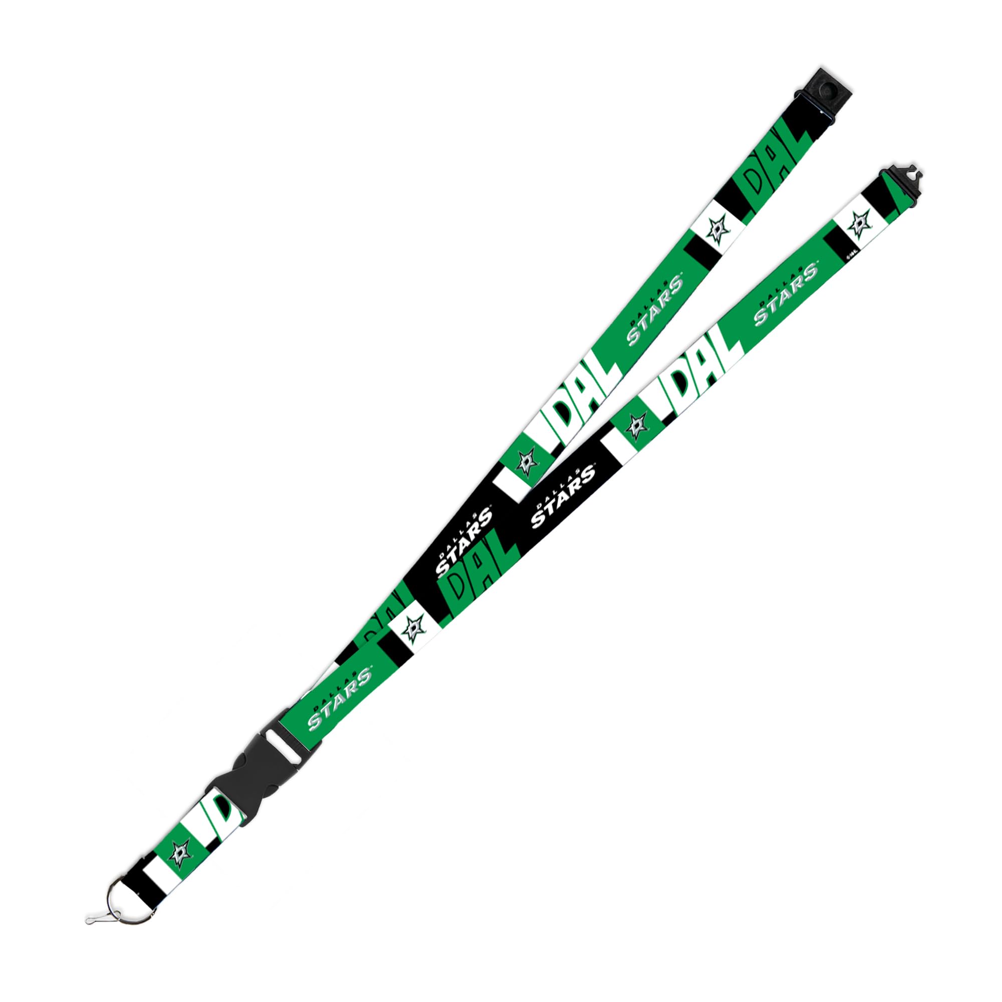 Rico Industries NHL Hockey Dallas Stars Standard Wrist Lanyard Key Chain, Cute Wristlet Strap Keychain Holder for Women Men Car Keys ID Badges Card Wallet Phone Camera
