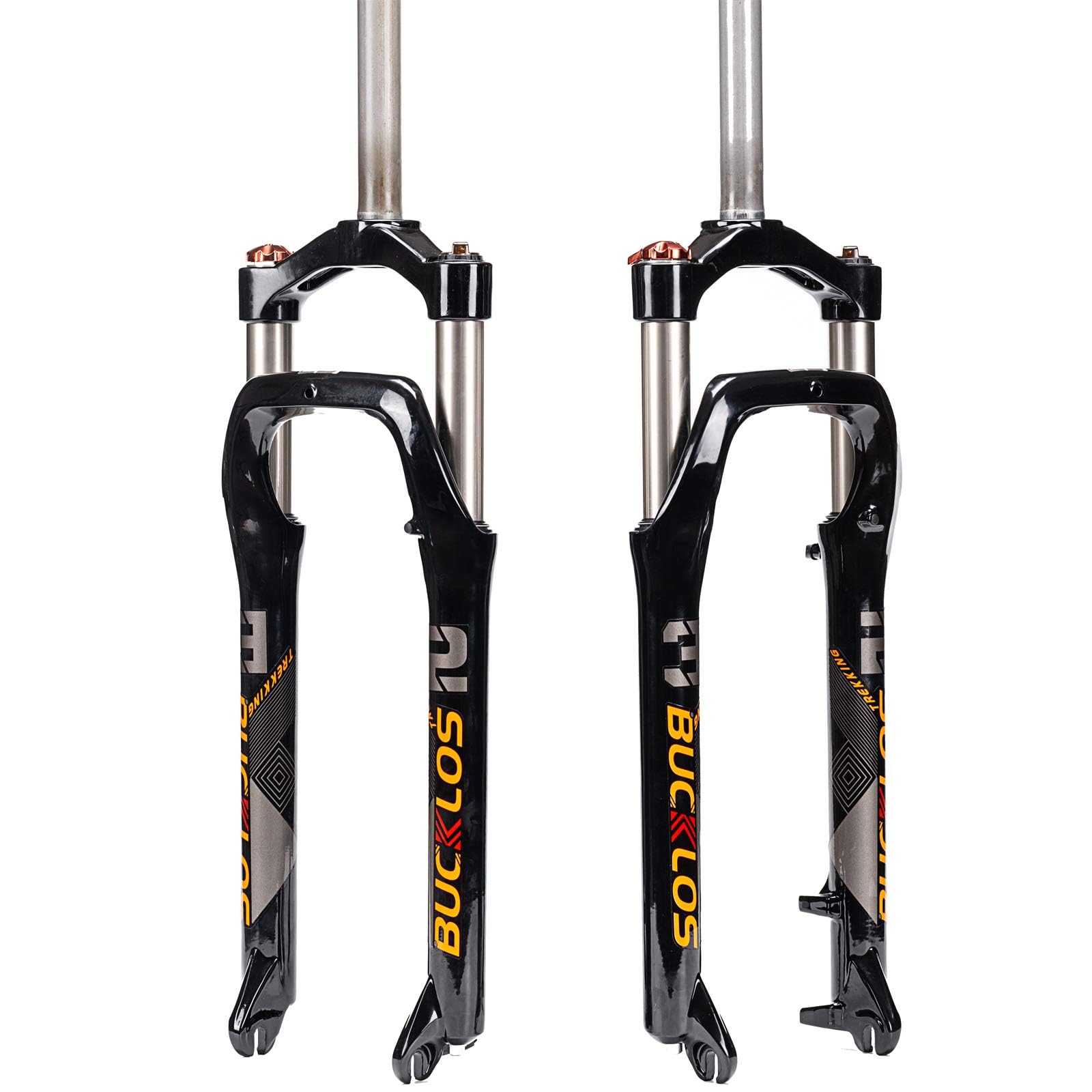 BUCKLOS 26 x 4.0 inch Cil Fat Tire MTB Suspension Fork 100mm Travel 9mm QR