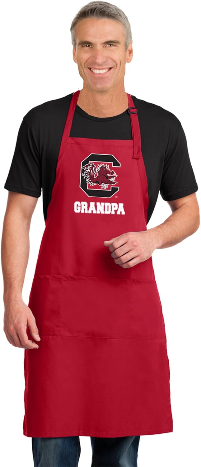 Broad Bay Large University of South Carolina Grandpa Mens Apron USC Grandfather Logo Aprons