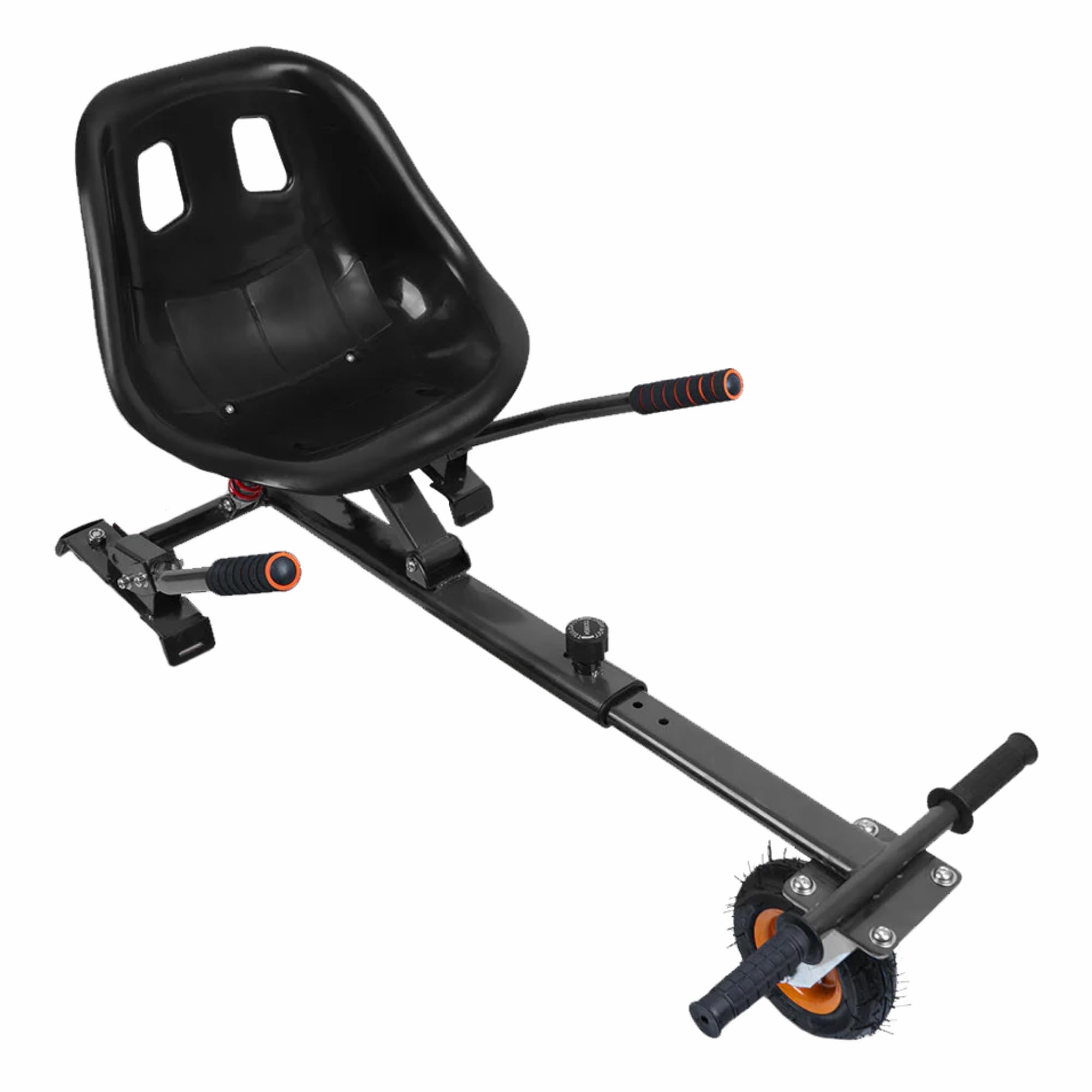 Hover-Pro Hoverkart Attachment for Swegway Hoverboard Adjustable Go-Kart Kit with Hand Controls Compatible with All Hoverboard Sizes (6.5", 8", 10") Fun for Kids & Adults (Black)