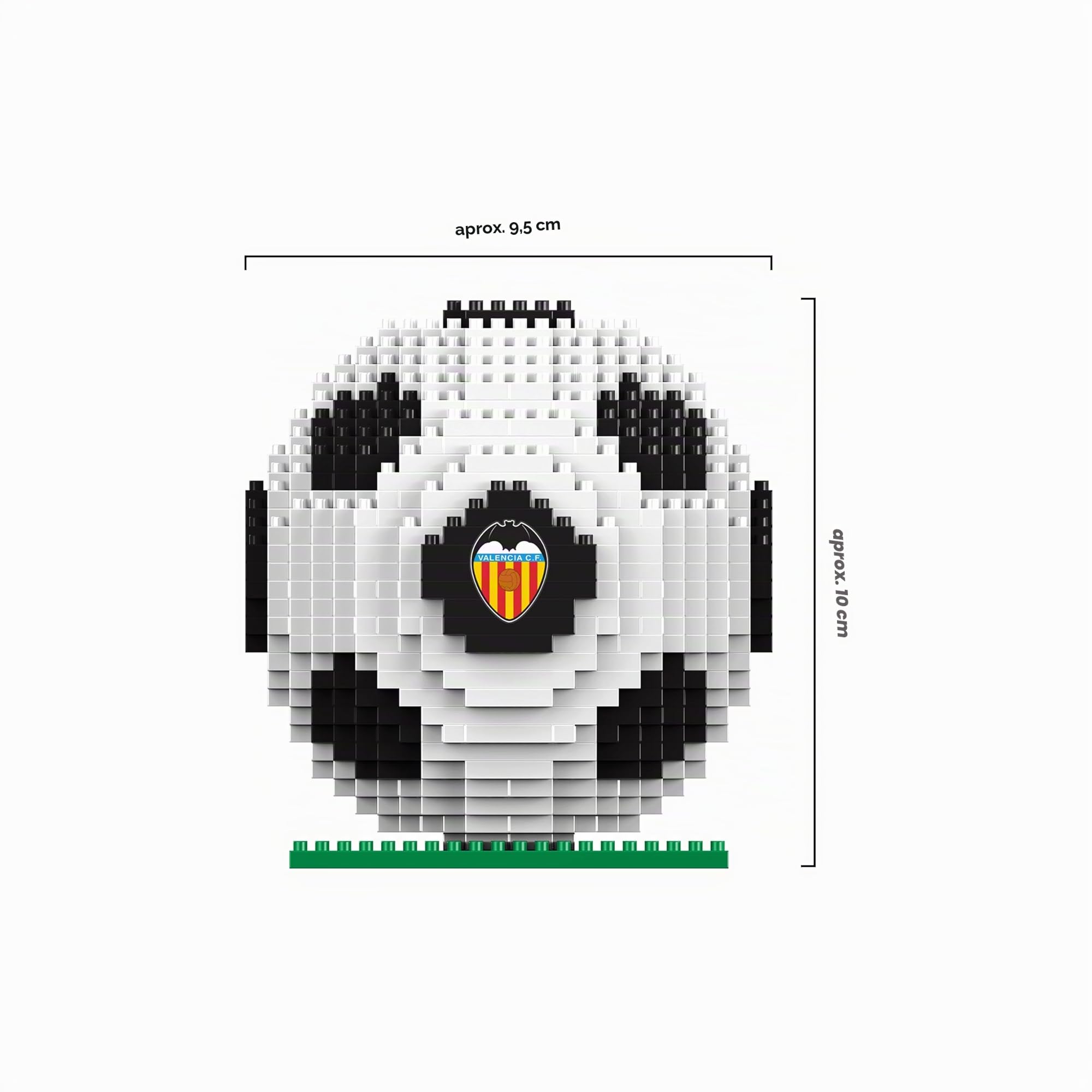 Foco Producto con Licencia Oficial Valencia CF BRXLZ Bloques 3D Fútbol Set de construcción 12+ años