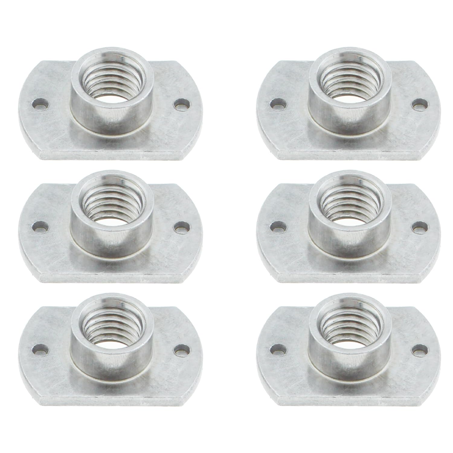 SQXBK 10PCS Weld Nuts M10 Tab Base UNC Carbon Steel Machine Screw