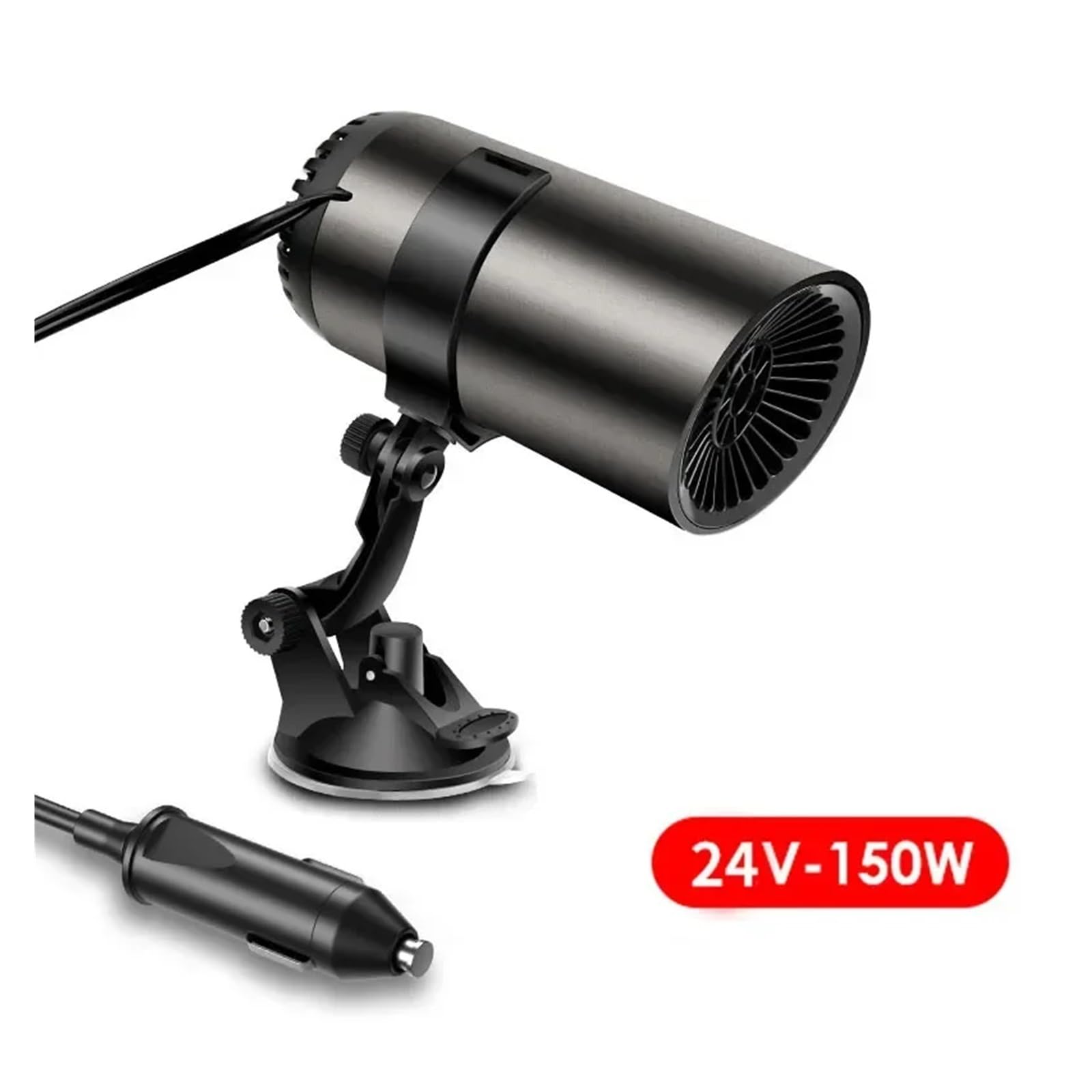 Auto-Heizlüfter 12V 24V 150W Schnellheizender, drehbarer Entfeuchter/Entfroster for Fahrzeug-Windschutzscheibe(24V)