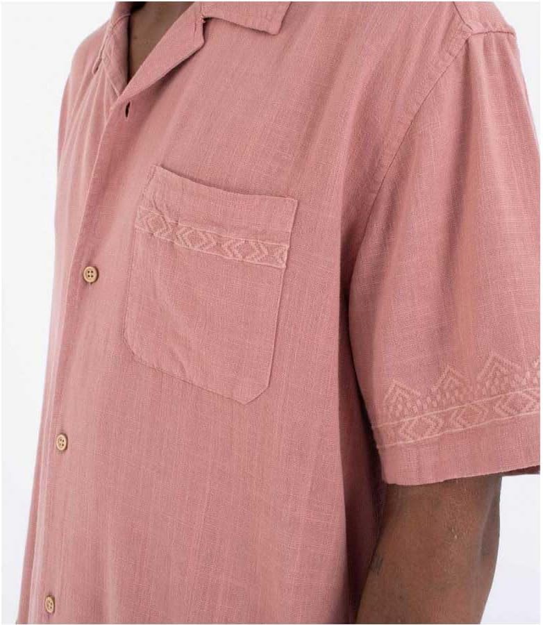 Laguna Camp Embroidered Short Sleeve