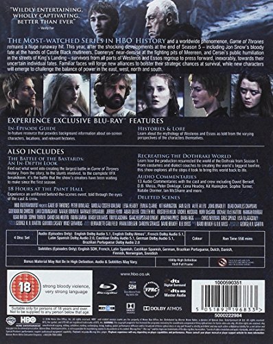 Game of Thrones: Season 6 [Blu-ray] [2016] [Region Free]