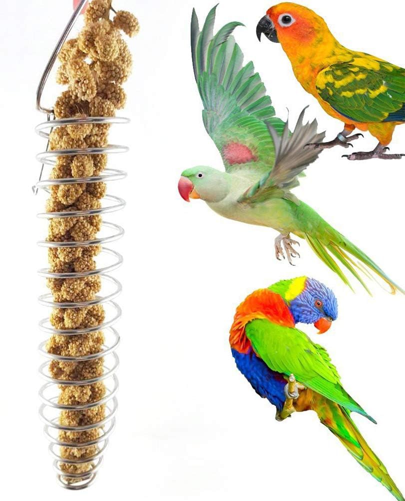 POPETPOP Millet Holders for Birds2 Pack Parakeet Food