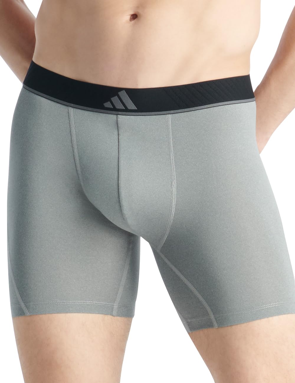 adidas adidas Herren Unterwäsche Slip 3er Pack - Boxer Brief (3pk) - Active Micro Flex Eco Ropa Interior Hombre (Pack de 3)