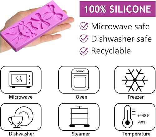 Miniatura 3 de Moldes de silicona para dulces, moldes de chocolate para hornear para boda, cumpleaños, decoración de pasteles, decoración de cupcakes, fondant,
