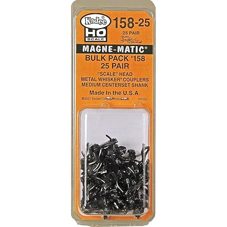#158-25 Bulk Pack Kadee Couplers
