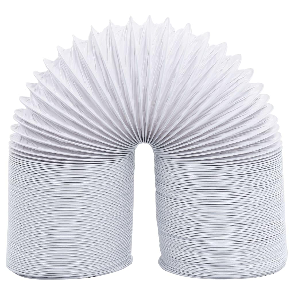Tubo di scarico in PVC, 10 cm di diametro, 6 m di lunghezza, flessibile, a spirale, per ventilazione, aria condizionata, asciugatrice, officina, bagno, cucina