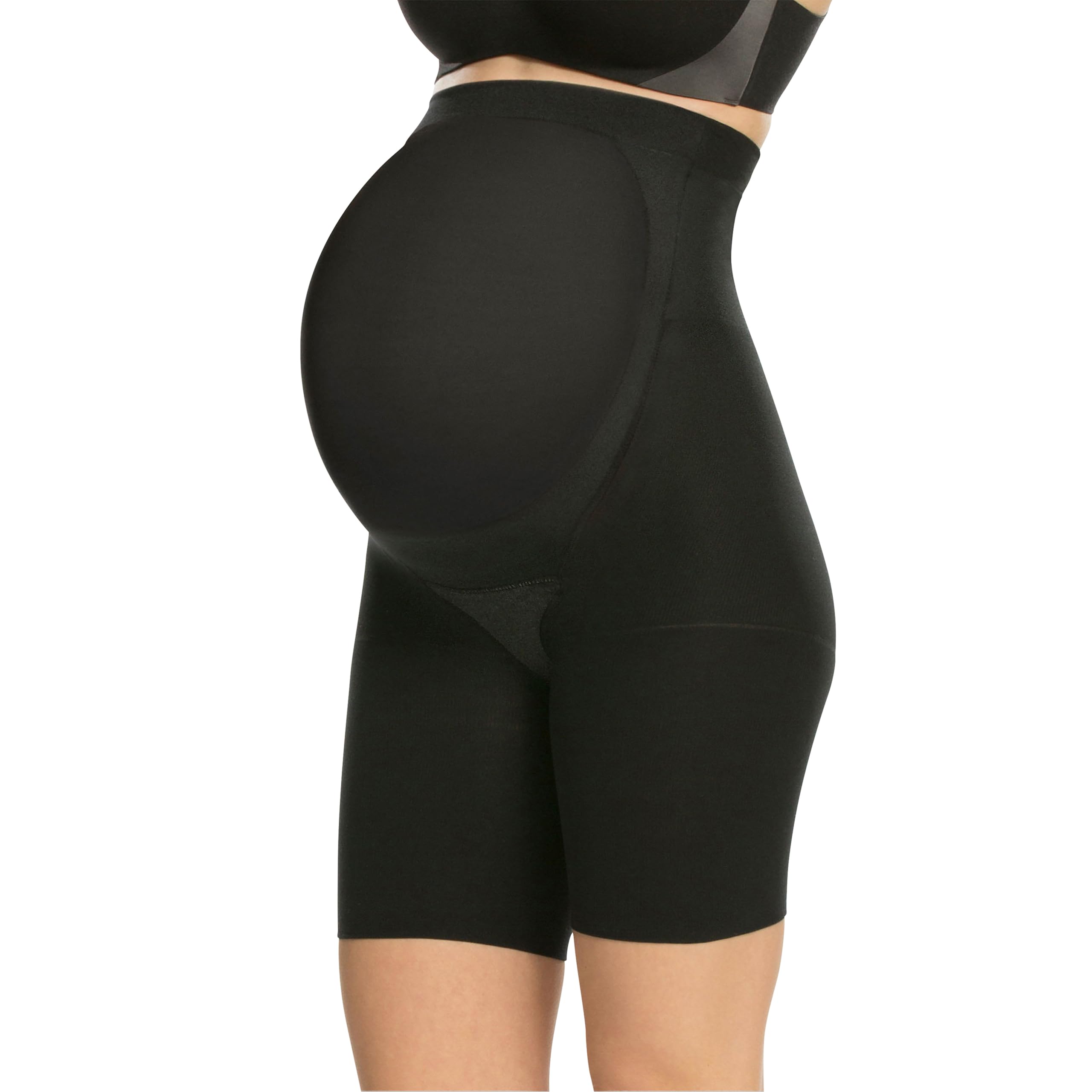Spanx Power Mama Mid-Thigh Shaper Black 14