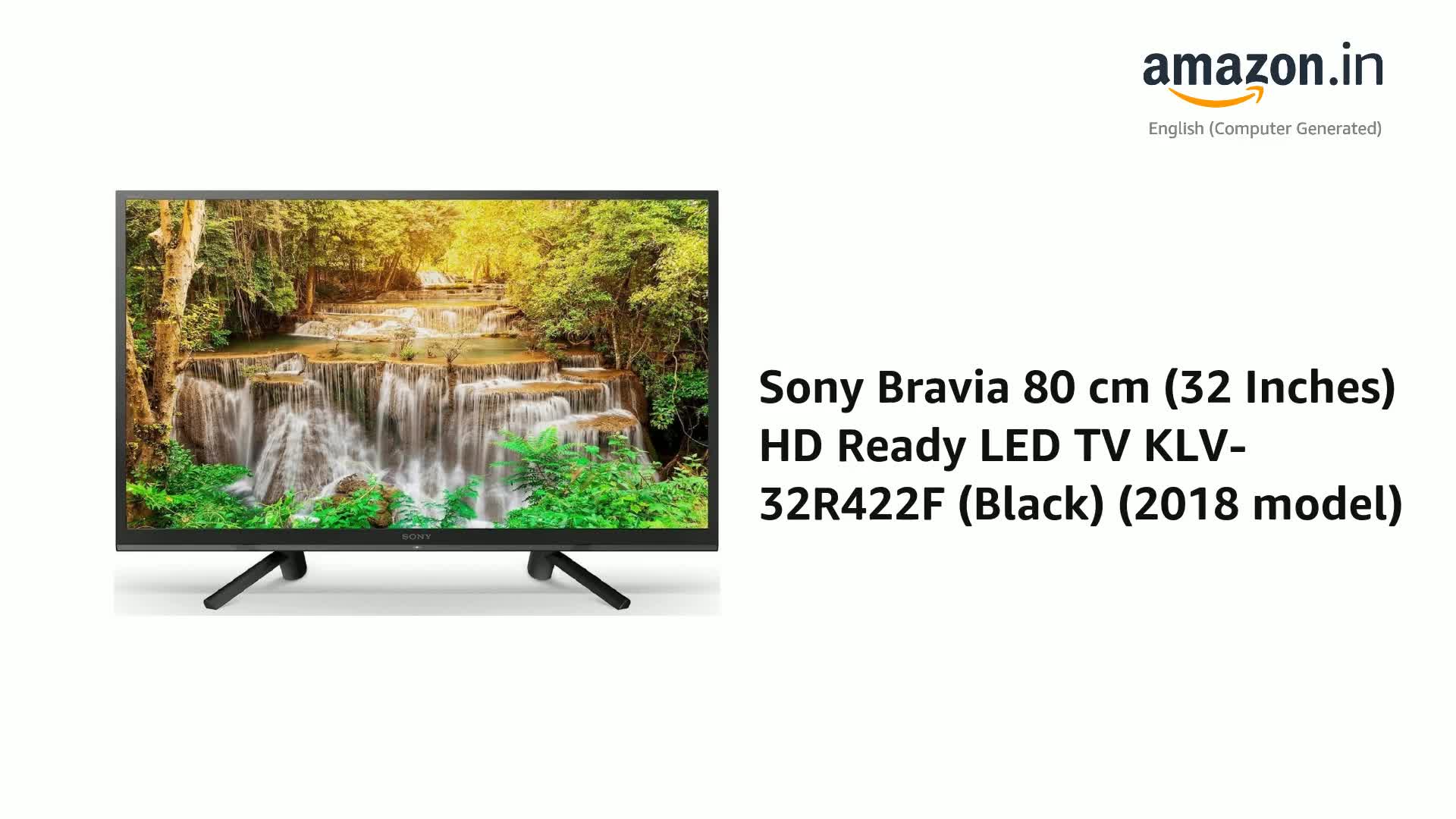 Sony Bravia 80 cm (32 Inches) HD Ready LED TV KLV-32R422F (Black