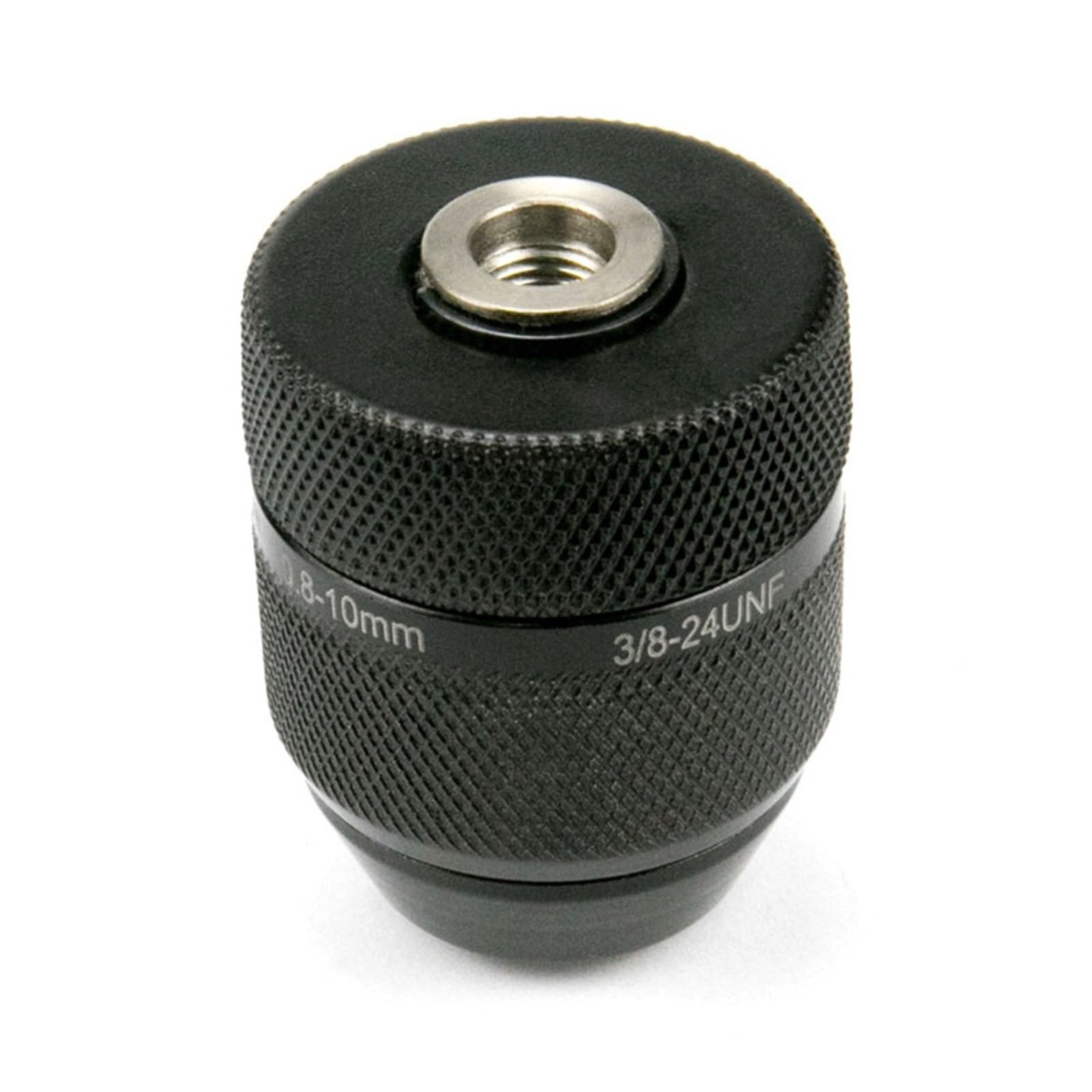 0.8mm-10mm bezkluczowy uchwyt wiertarski 3/8-24UNF uchwyt samozaciskowy do ręcznej wiertarki elektrycznej pasuje do adaptera żeńskiego SDS