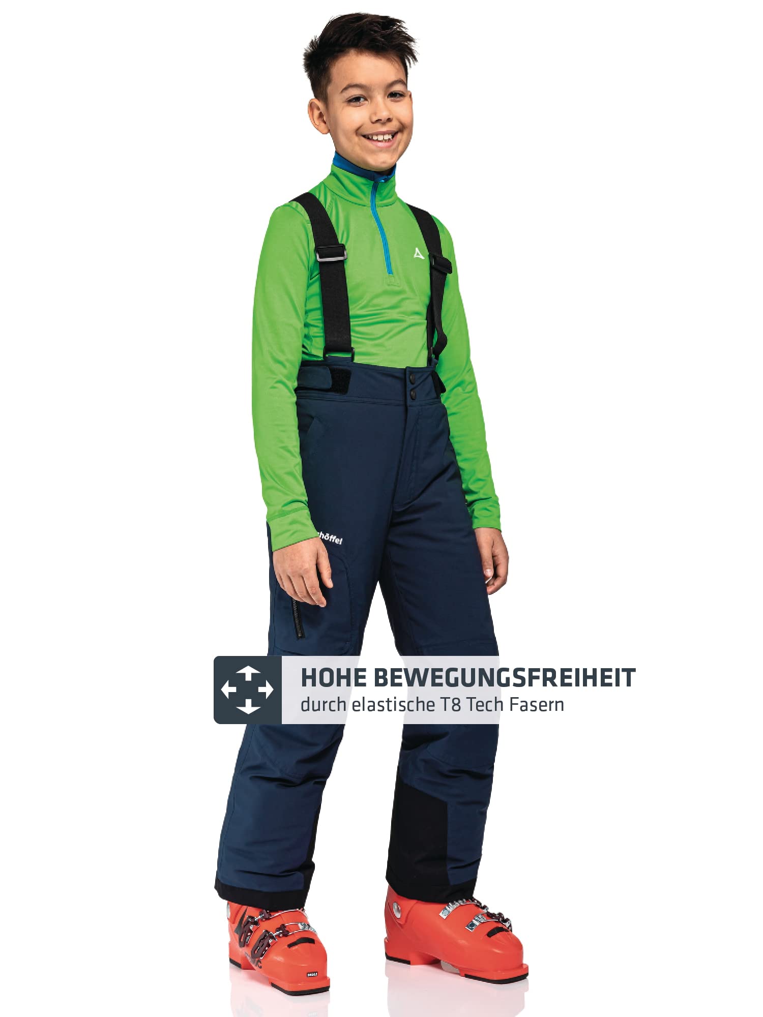 Schöffel Kinder Joran Ski Hose Daunenhose Isolationshose