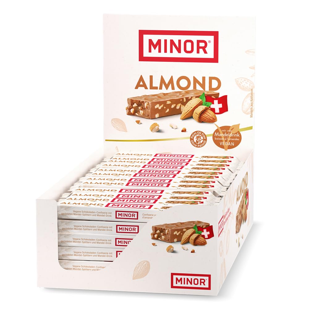 Minor Almond Stängel Riegel Veganer Schokoriegel aus der Schweiz 1,848kg