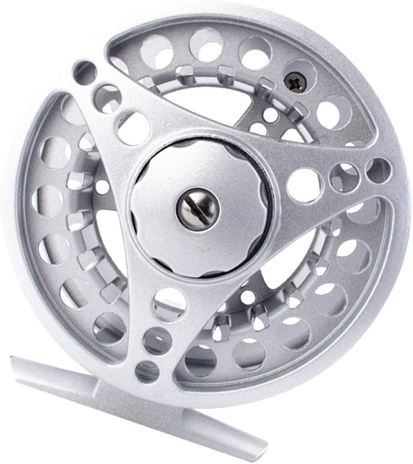 Kisangel Fly Fishing Reel Mini Fishing Wheel Fly Wheel Spinning Fishing Reels Winter Fishing Wheel for Freshwater Saltwater