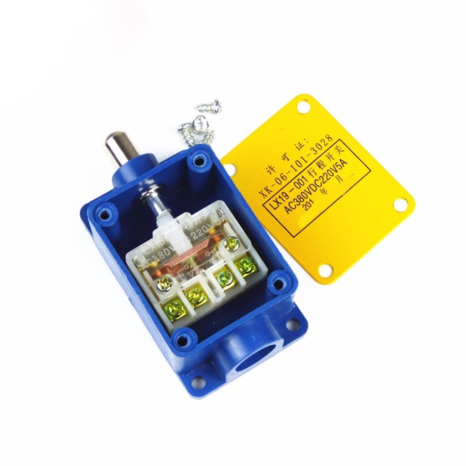 Interrupteur de fin de course Lx19-001 avec base en plastique et auto-réinitialisation - 4