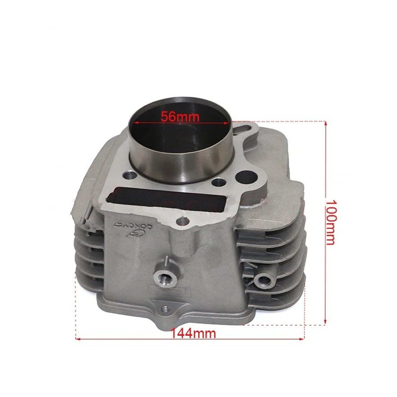 Motocicleta Kit Pistón Cilindro Para YinXiang Para 140cc Para YX140 Para 1P56FMJ Para Motor Horizontal Dirt Pit Bike ATV Quad Culata Y Cuerpo De Cilindro 56 Mm