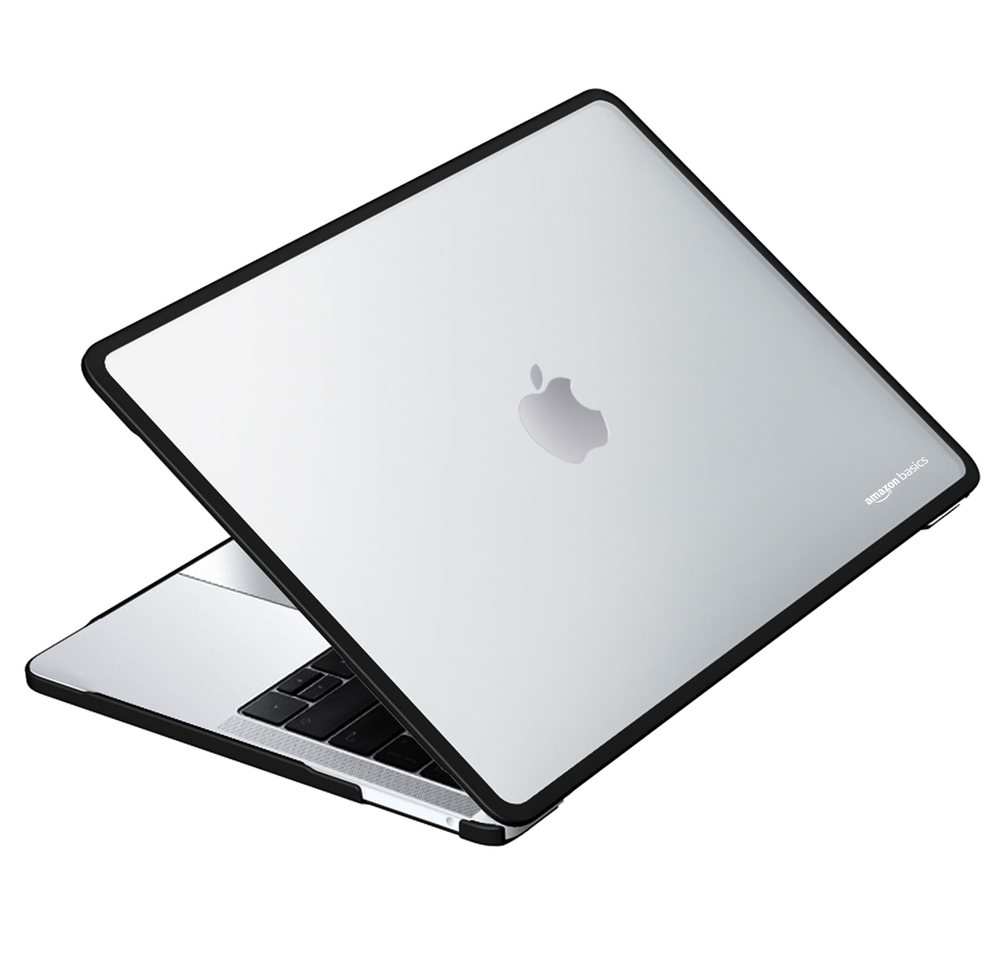 Amazon Basics Hard Shell Laptop Cover for MacBook Air 13-inch with Touch ID (Model M1 A2337 / A1932 / A2179, Release 2021-2018) | Anti-Fingerprint Case (Matte Black & Semi-Transparent) (B0D91TGDM9) Amazon Price History, Amazon Price Tracker