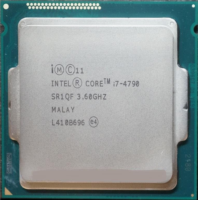 Image of Core i7 4790 4th Generation High Performance 3.6 GHz LGA 1150 Socket 4 Cores Desktop Processor