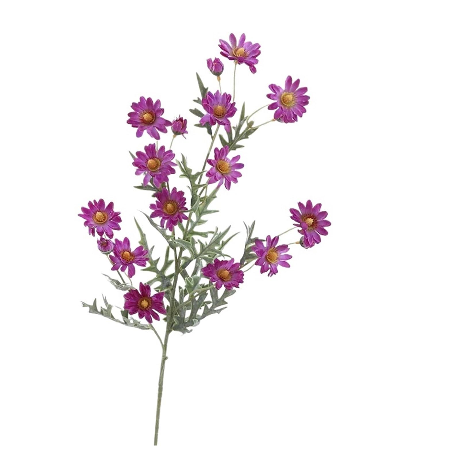 Casetlong 5Pcs Artificial Flower For Home Decoration Accessories Fake Flowers Wedding Bouquet Party Floral Arrangement(Purple)