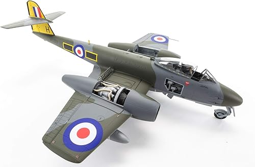Miniatura 10 de Airfix Gloster Meteor F8, Guerra de Corea 148 A09184, gris