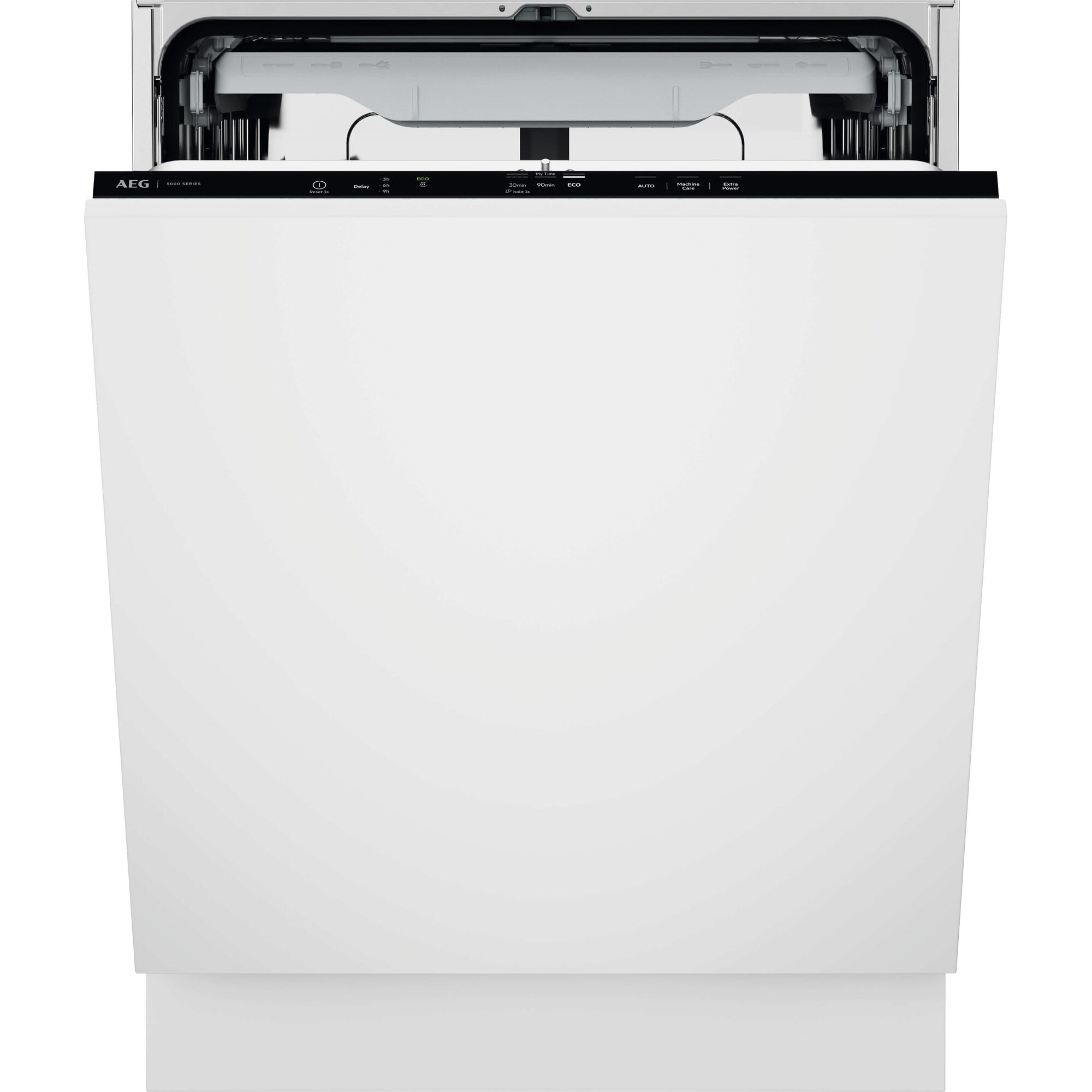 AEG 5000 Series Fully Integrated Dishwasher GI5200C2SN, 13 Place Settings, AirDry Technology, TimeSelect Display, EasyFlex Drawer, Height-Adjustable Upper Basket, 818x596x550 mm, Energy Class E