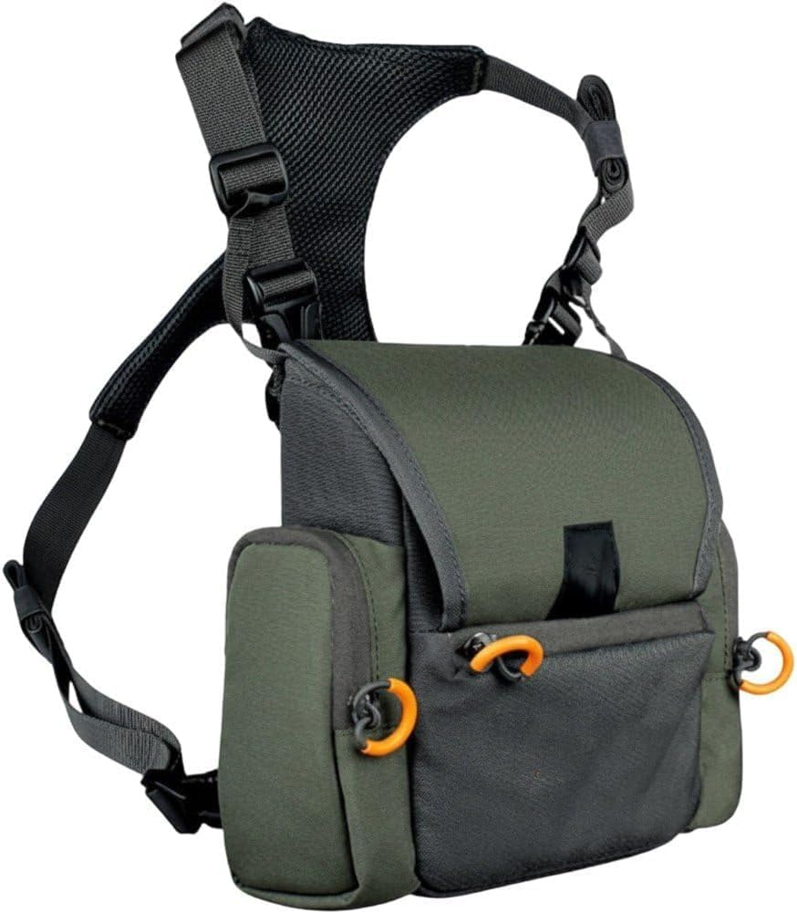 Pochette jumelles chasse contre les secousses avec harnais réglable et bâche de pluie intégrée