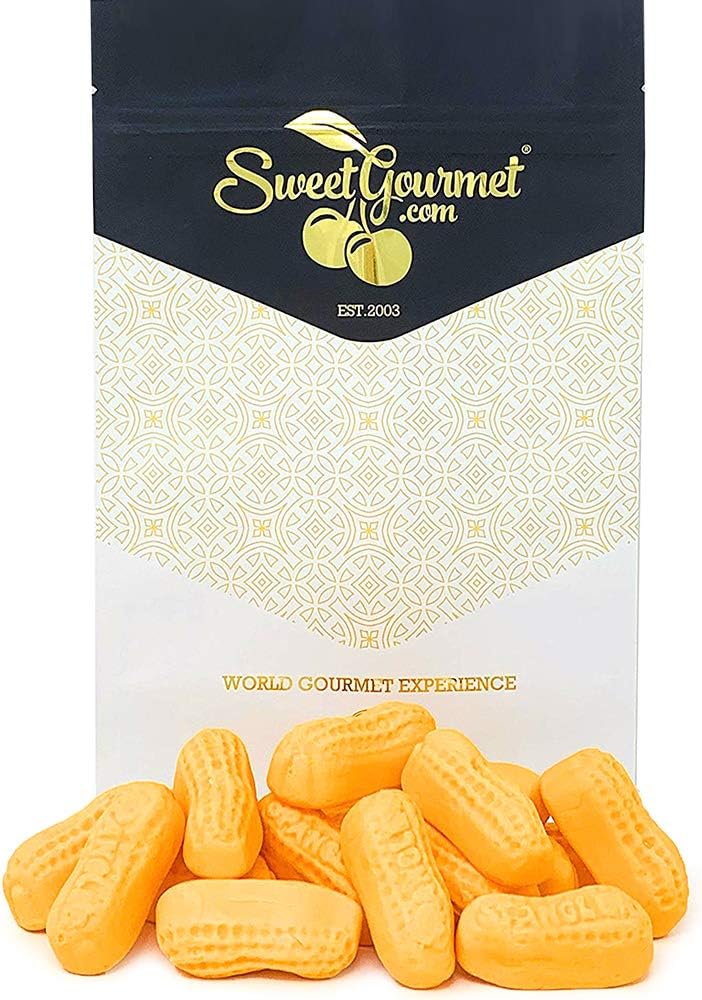SweetGourmet Orange Circus Peanuts Marshmallow | Spangler Retro Candy | 1 Pound