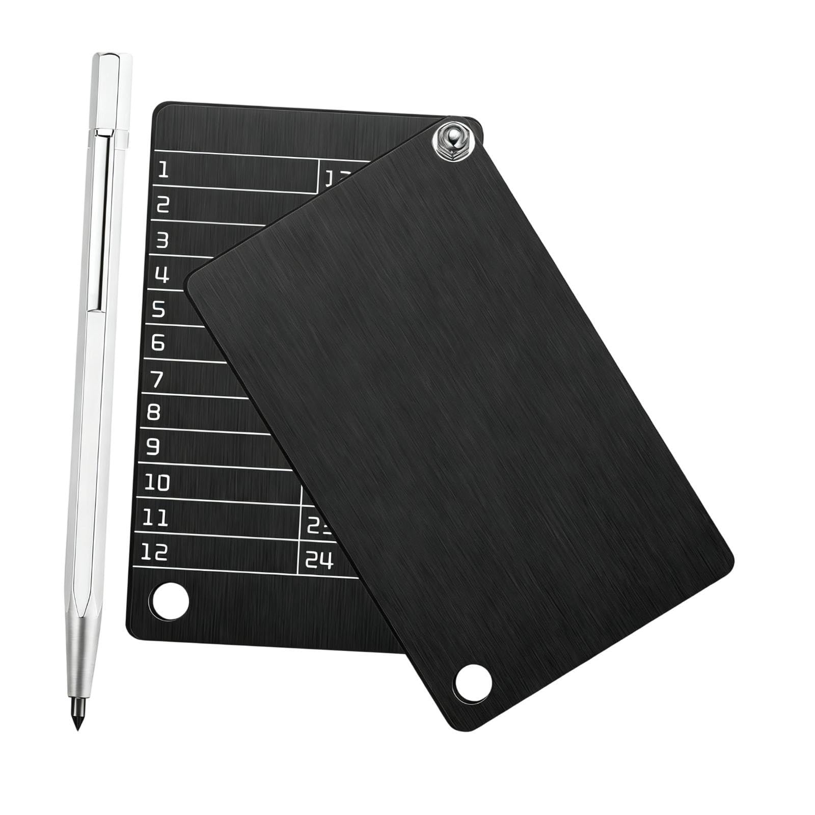 2Pcs Cryptocurrency Wallets Cold Wallet Backup Professional with Marking Pen-image-21