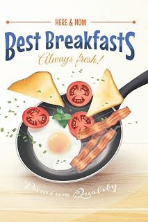 Best Breakfast Always Fresh: Notepad/Notebook: 100+ Pages of 6"X9" For Writing Notes and Ideas