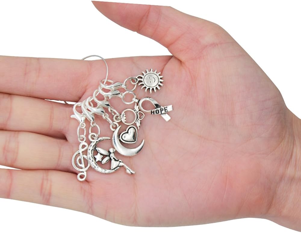 Ascrafter Zipper Pull Charms - Set of 6