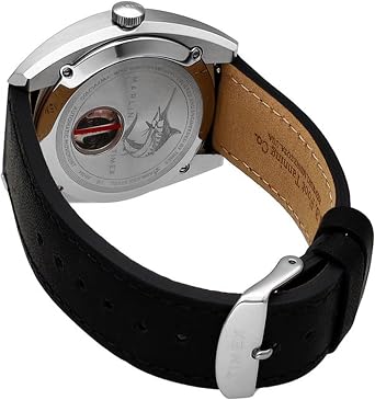 Timex TW2V62100 Men's Wristwatch, Marlinjet, Black Dial, Automatic Winding, Water Resistant to 5 ATM