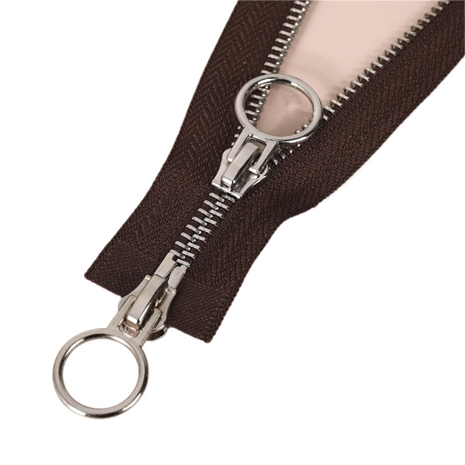 Zippers Sewing, 2-Way Separating Zipper #5 Multicolor 60-150cm(Coffee-90cm)