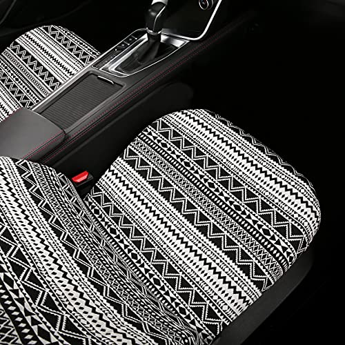 SOBONITO Auto-Sitzbezüge Vordersitze,Sitzbezug Set Universal für Fahrersitz und Beifahrer Zubehör,Schonbezüge,Schweres Deckentuch Stoff (FR-D)