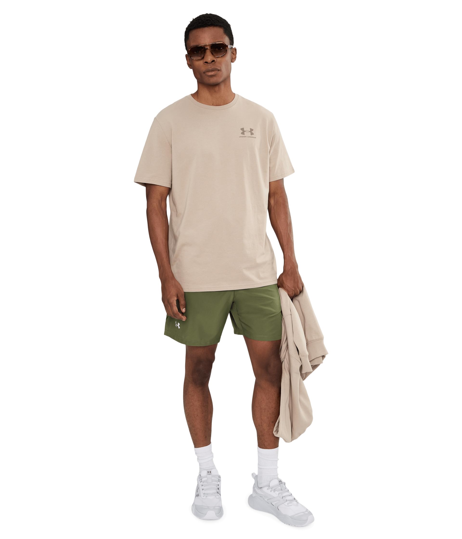 Under Armour Spodenki 18 cm Launch Run bez podszewki - Shorty Mężczyźni