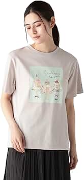 【美品】Her Praha アフタヌーンティー Tシャツ フォトグラファー・イラストレーターとコラボレーションした