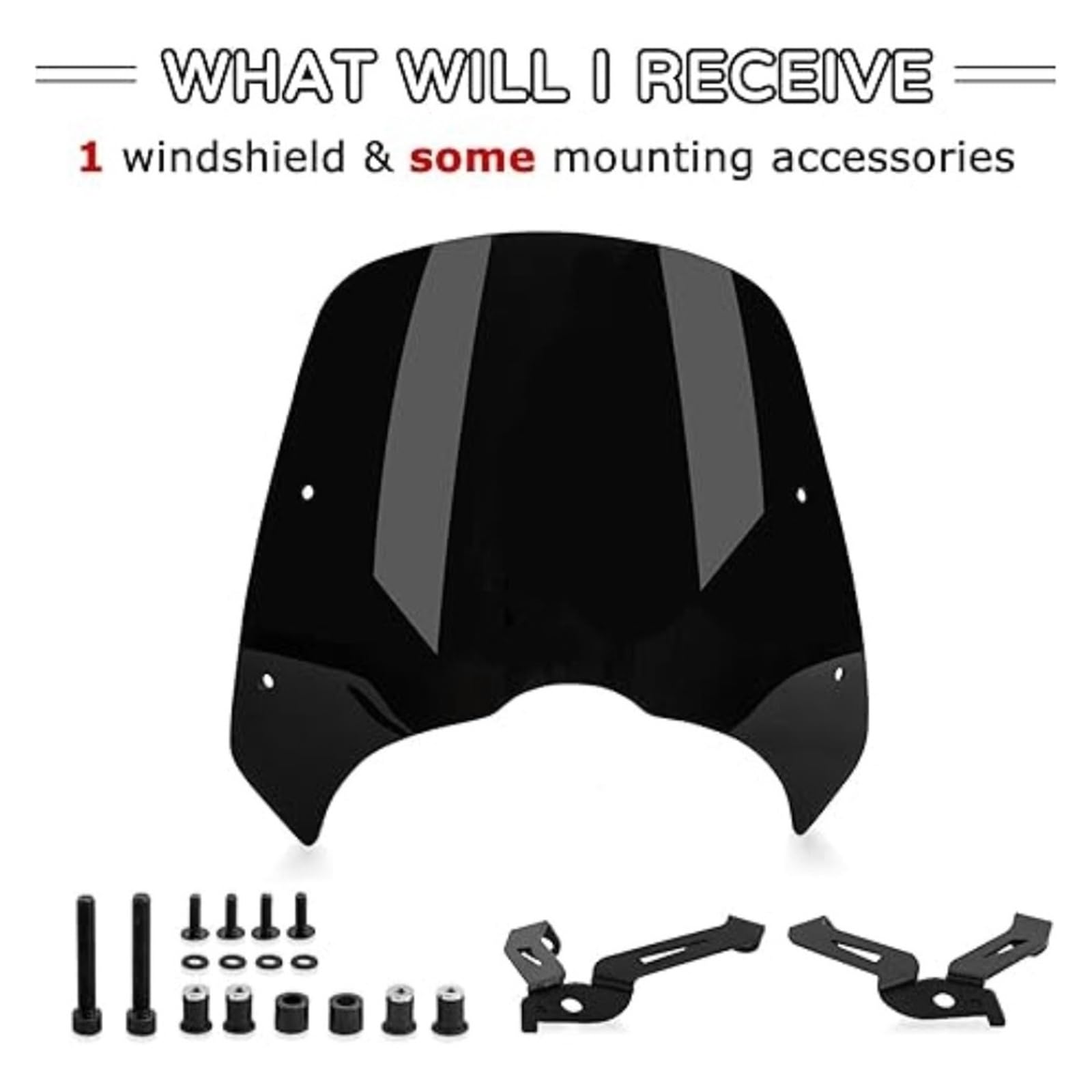 Szyba Przednia Motocykla Pasująca Do Kawasaki Vulcan 650 S650 VN650 EN650 2015-2022 Reflektora Wiatr Osłona przeciwsłoneczna Deflektor