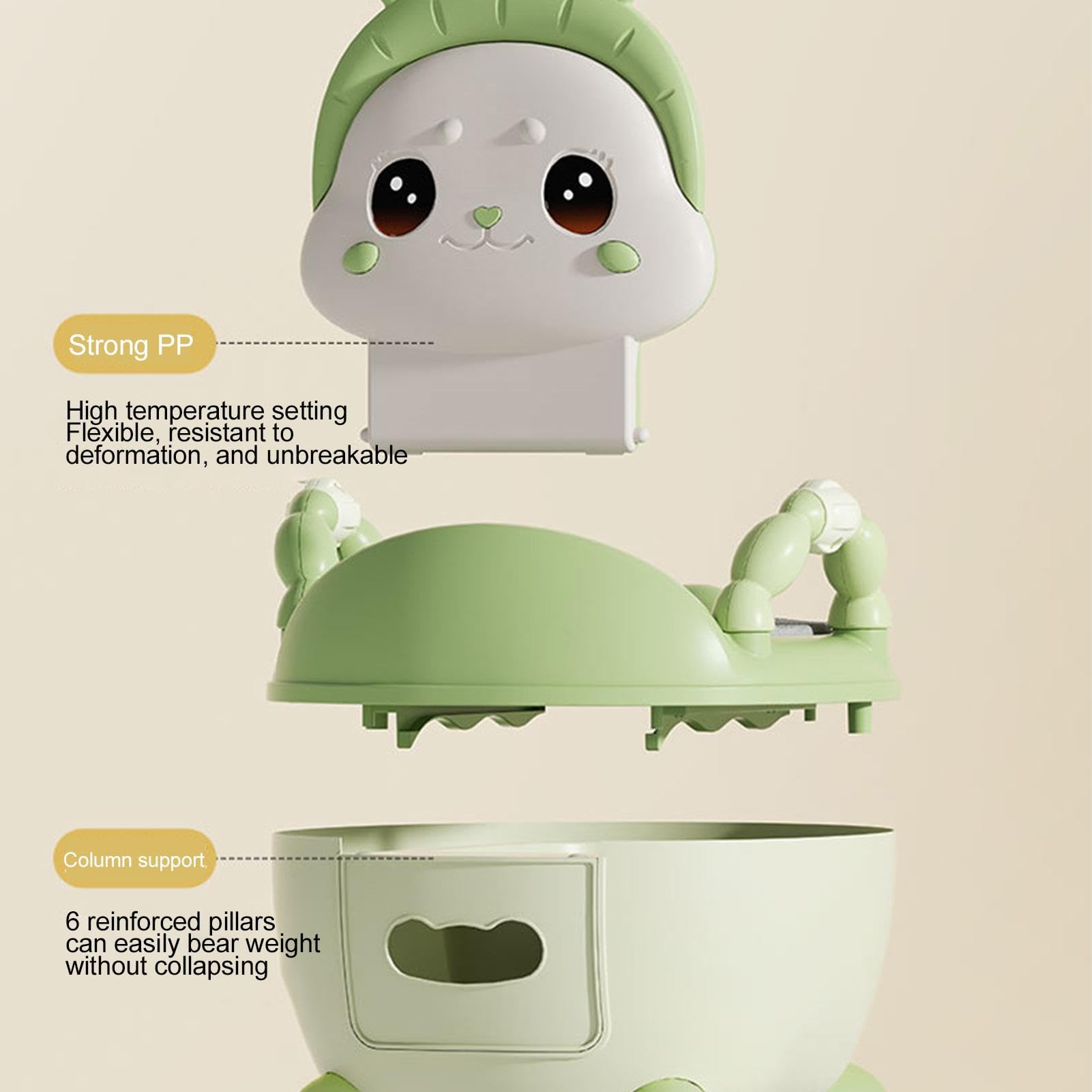 Vasino per bambini | Toilette a di coniglio in stile cartone animato