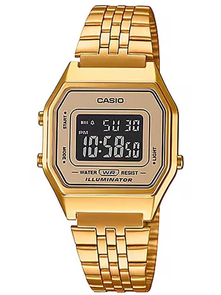 LA680WGA-9BDF Kol Saati, Altın Sarısı, Standart