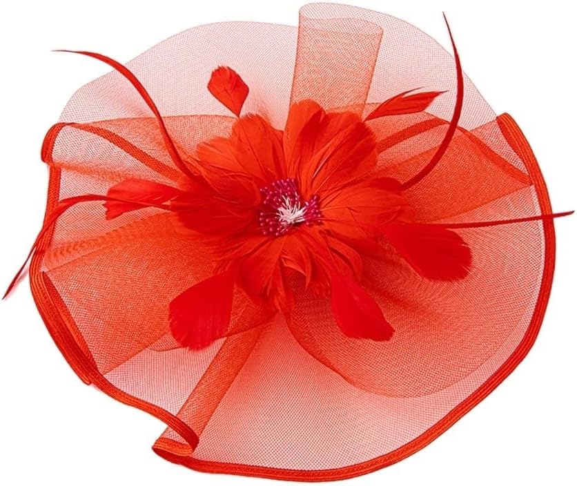 ボールヘッドバンドヘアピンガーゼ誇張されたフェザートップハットヘッドピースヘアアクセサリー KAI ボールヘッドバンド ヘアピン ガーゼ 誇張されたフェザートップハット ヘッドピース ヘアアクセサリー