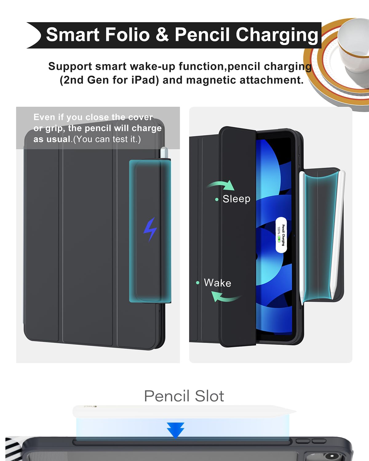 Amazon.com: ZENLU iPad Air 10.9/11 inch Case with Removable