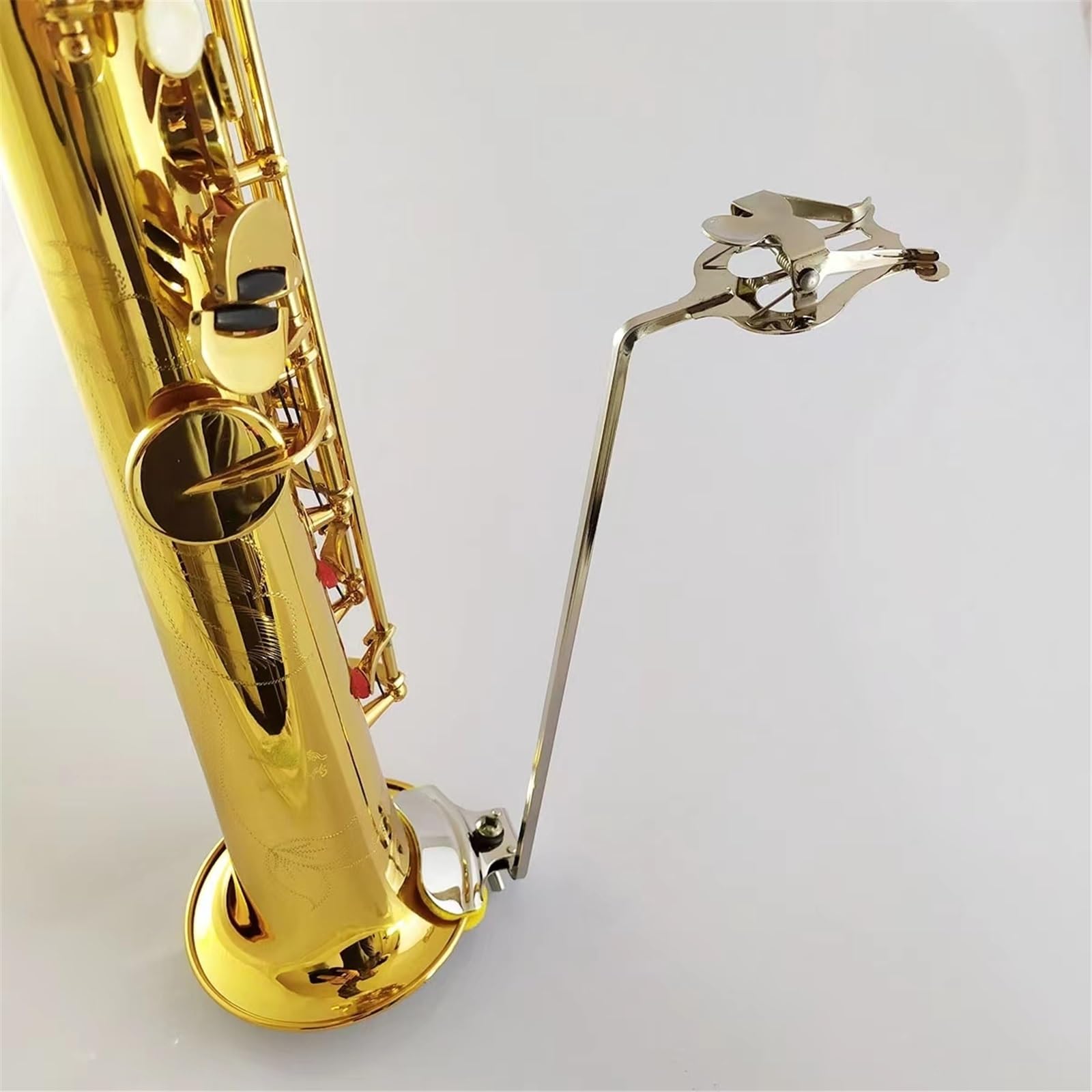 Profesjonalny Akcesoria do saksofonu Klips Do Instrumentów Muzycznych Z Miedzi, Prosty, Do Saksofonu, Przenośny, Do Saksofonu, Akcesoria