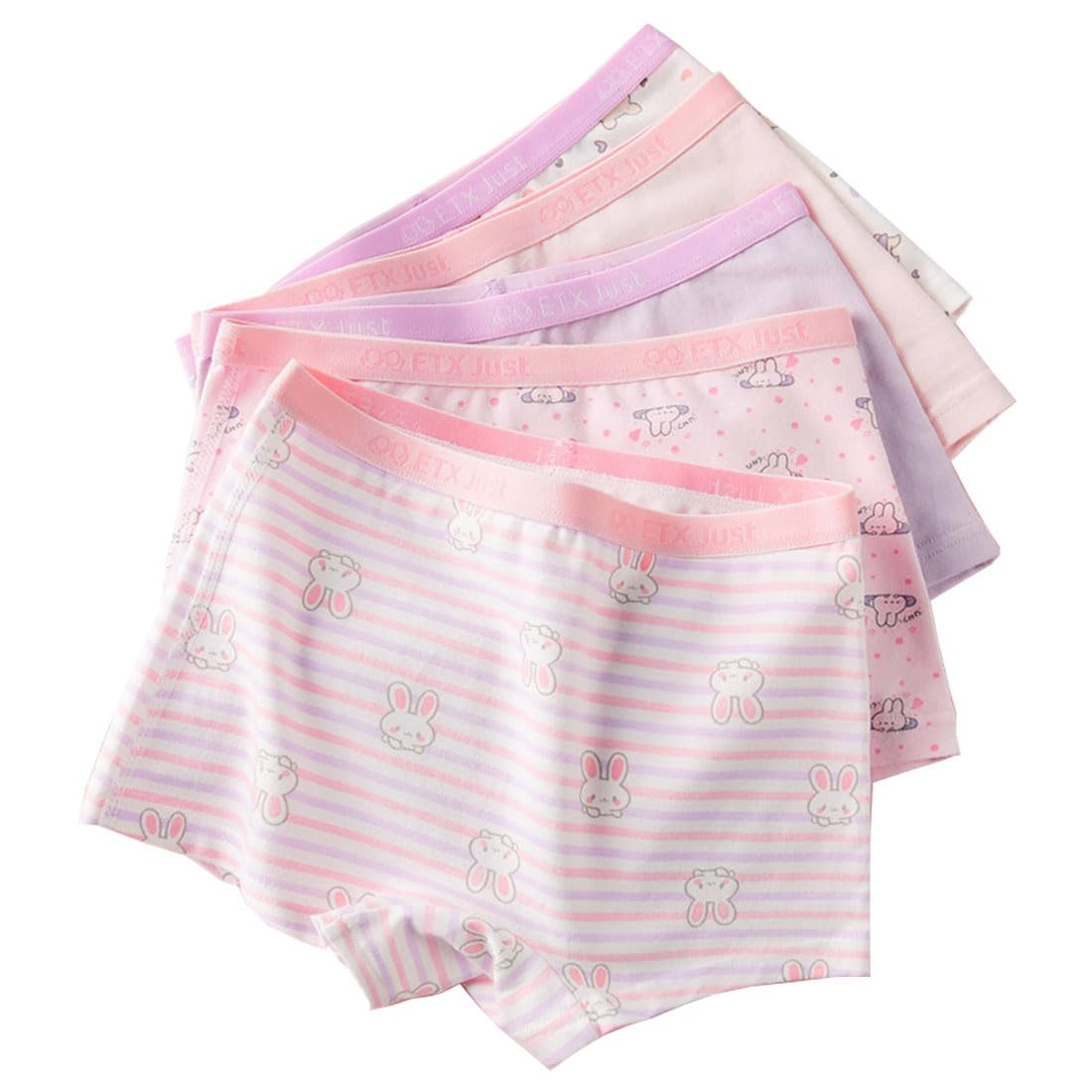 Girls Underwear Cotton Girls Boxer Briefs Comfort Breathable Little Big Girl Shorts Briefs For 2-16 YRS
