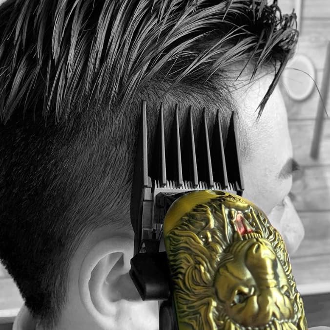 8 PCS Professional Hair Clipper Combs Guides Professional Hair Cut Clippers Tool Hair clipper guide combs hair cutting guides for Increased Cutting Performanc