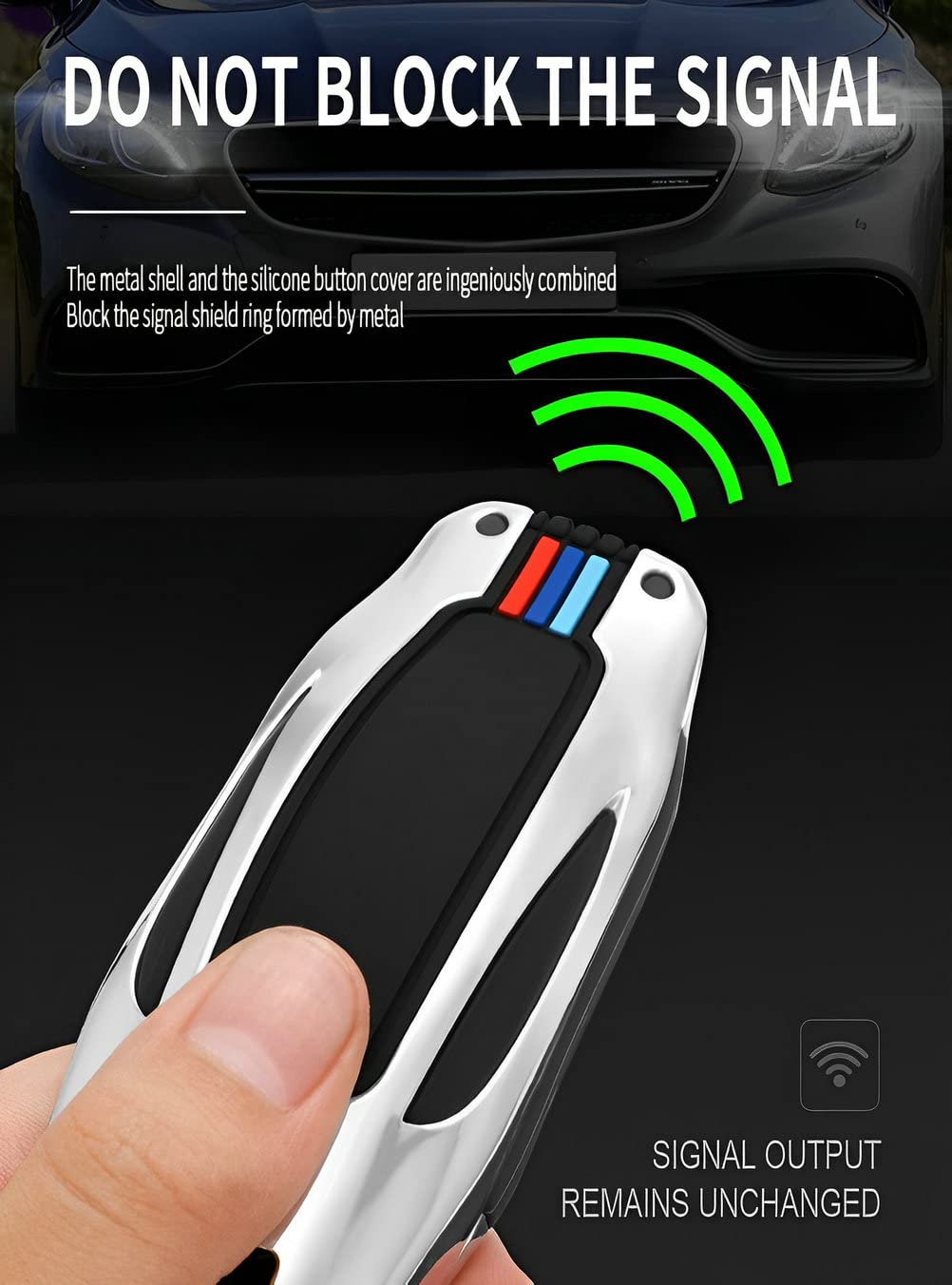 Amazon.co.jp: YONUFI テスラキーフォブカバーケース メタルシェル