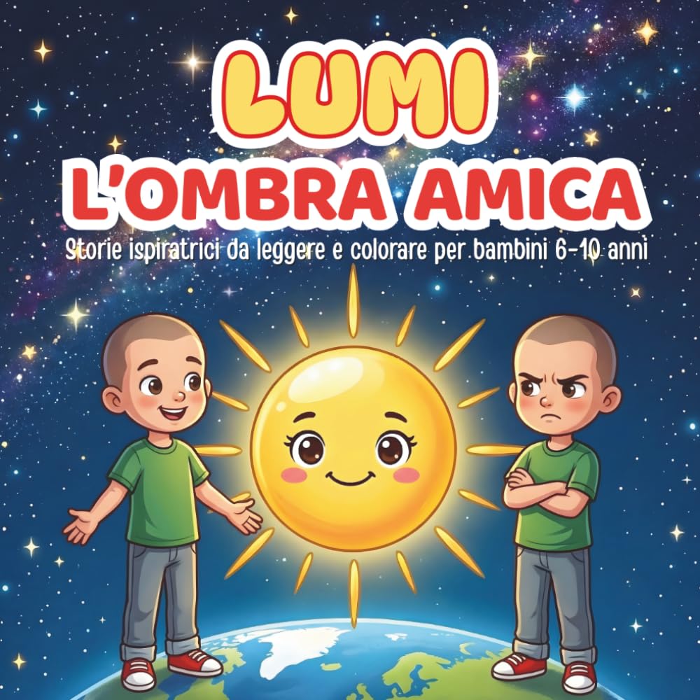 Storie ispiratrici per bambini – Lumi e L'Ombra Amica: Racconti motivazionali per imparare a gestire le emozioni con fiducia in sé stessi, coraggio e ... da colorare (Il Mondo delle Emozioni di Lumi)